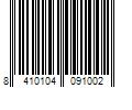 Barcode Image for UPC code 8410104091002