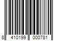 Barcode Image for UPC code 8410199000781. Product Name: 