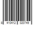 Barcode Image for UPC code 8410412020749