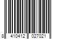 Barcode Image for UPC code 8410412027021