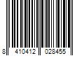 Barcode Image for UPC code 8410412028455