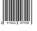 Barcode Image for UPC code 8410422007006