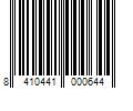 Barcode Image for UPC code 8410441000644