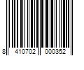 Barcode Image for UPC code 8410702000352