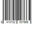 Barcode Image for UPC code 8410702007665