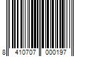 Barcode Image for UPC code 8410707000197