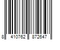 Barcode Image for UPC code 8410762872647