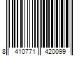 Barcode Image for UPC code 8410771420099