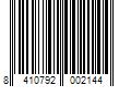 Barcode Image for UPC code 8410792002144