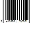 Barcode Image for UPC code 8410998000951