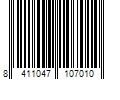 Barcode Image for UPC code 8411047107010