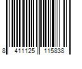 Barcode Image for UPC code 8411125115838