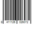 Barcode Image for UPC code 8411126026072