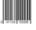 Barcode Image for UPC code 8411134000255