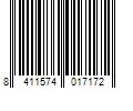 Barcode Image for UPC code 8411574017172