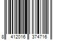 Barcode Image for UPC code 8412016374716