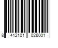 Barcode Image for UPC code 8412101026001