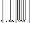 Barcode Image for UPC code 8412674005021