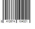 Barcode Image for UPC code 8412674104021