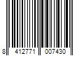 Barcode Image for UPC code 8412771007430