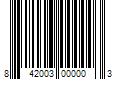 Barcode Image for UPC code 842003000003