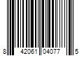 Barcode Image for UPC code 842061040775