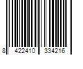 Barcode Image for UPC code 8422410334216