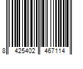 Barcode Image for UPC code 8425402467114