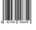 Barcode Image for UPC code 8427030008349