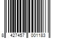 Barcode Image for UPC code 8427457001183