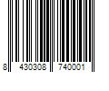 Barcode Image for UPC code 8430308740001