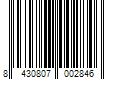 Barcode Image for UPC code 8430807002846