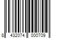 Barcode Image for UPC code 8432074000709