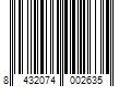 Barcode Image for UPC code 8432074002635