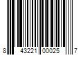 Barcode Image for UPC code 843221000257