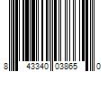 Barcode Image for UPC code 843340038650