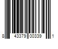 Barcode Image for UPC code 843379003391