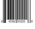 Barcode Image for UPC code 843382002206