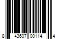 Barcode Image for UPC code 843607001144