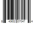 Barcode Image for UPC code 843632070474