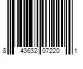 Barcode Image for UPC code 843632072201