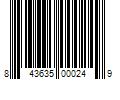 Barcode Image for UPC code 843635000249