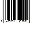 Barcode Image for UPC code 8437001429981