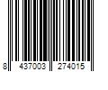 Barcode Image for UPC code 8437003274015