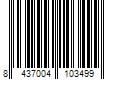 Barcode Image for UPC code 8437004103499