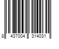 Barcode Image for UPC code 8437004314031