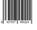 Barcode Image for UPC code 8437007450224