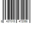 Barcode Image for UPC code 8437015472058