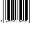 Barcode Image for UPC code 8437016840023