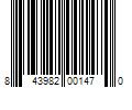 Barcode Image for UPC code 843982001470